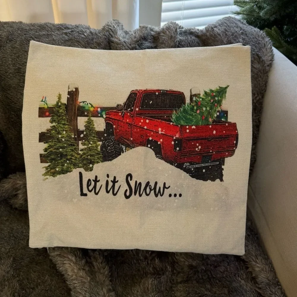 Christmas Pillow Covers Set NWOT
